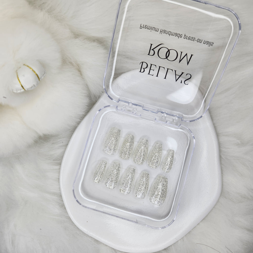 Basic Nails_Silver Glitter