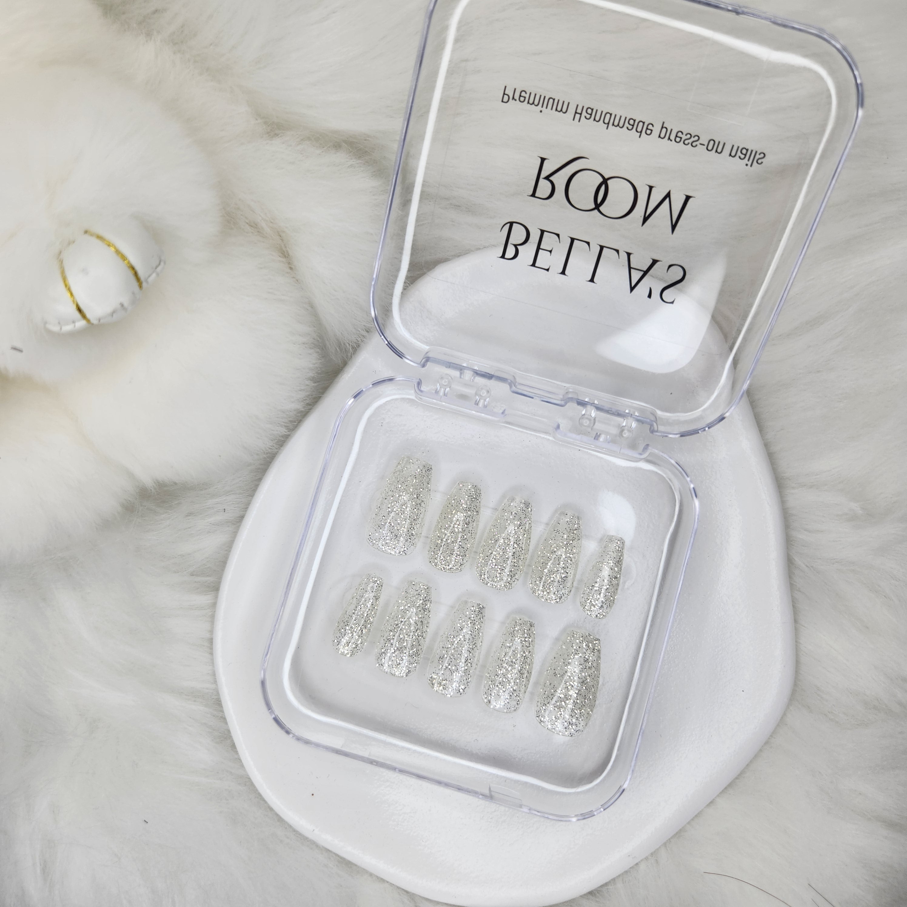 Basic Nails_Silver Glitter
