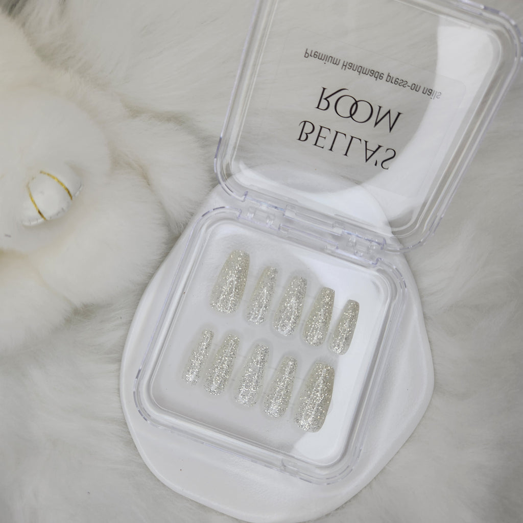 Basic Nails_Silver Glitter