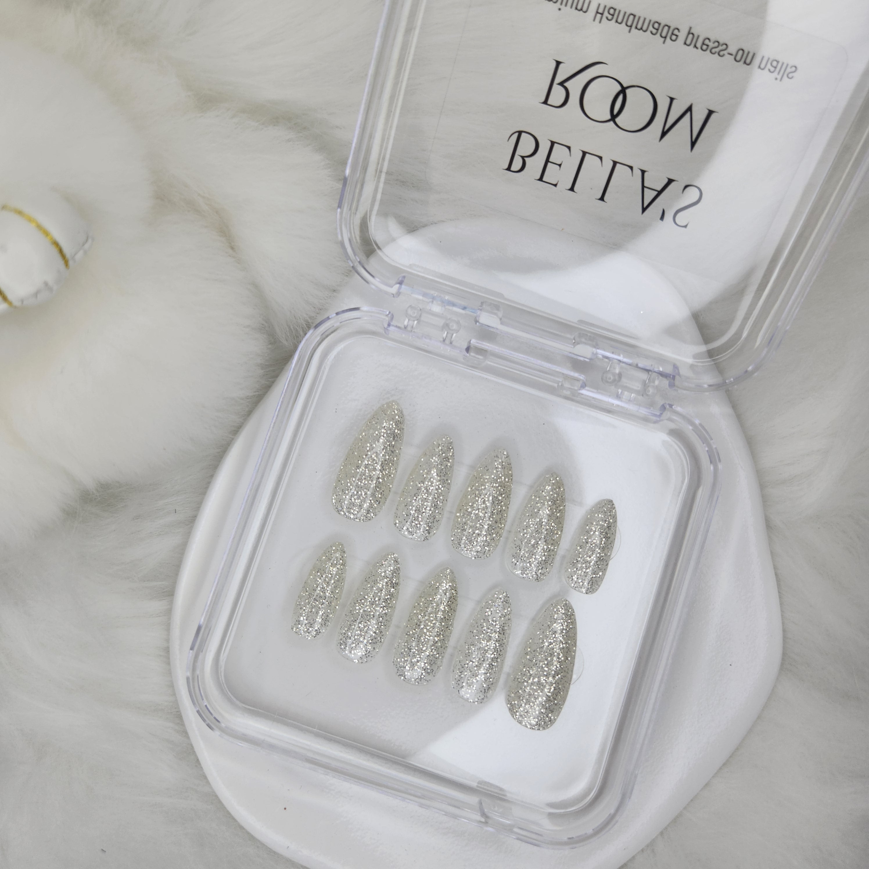 Basic Nails_Silver Glitter