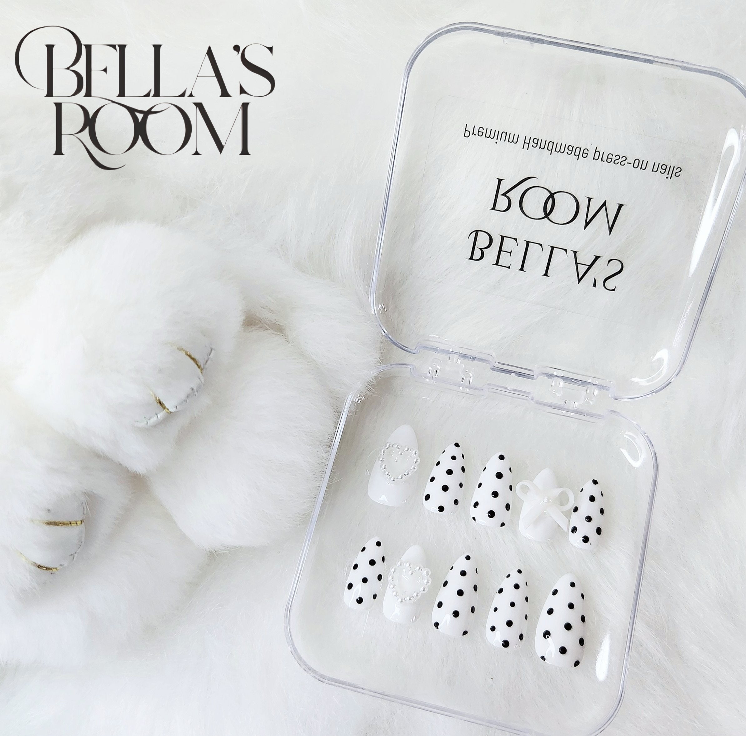 Dotty Nail Set (Black & White)