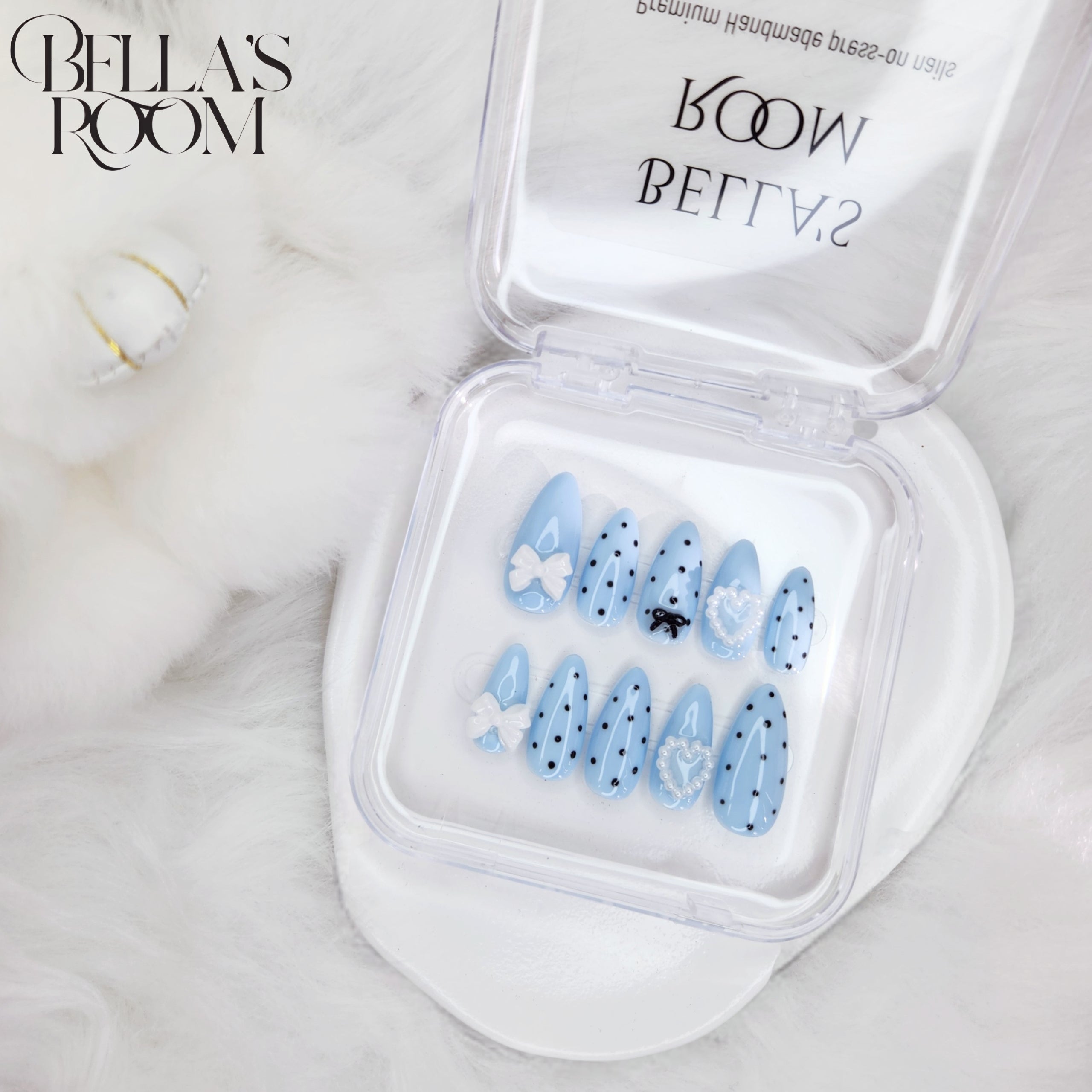 Little Angel Nail Set (PINK & BLUE)