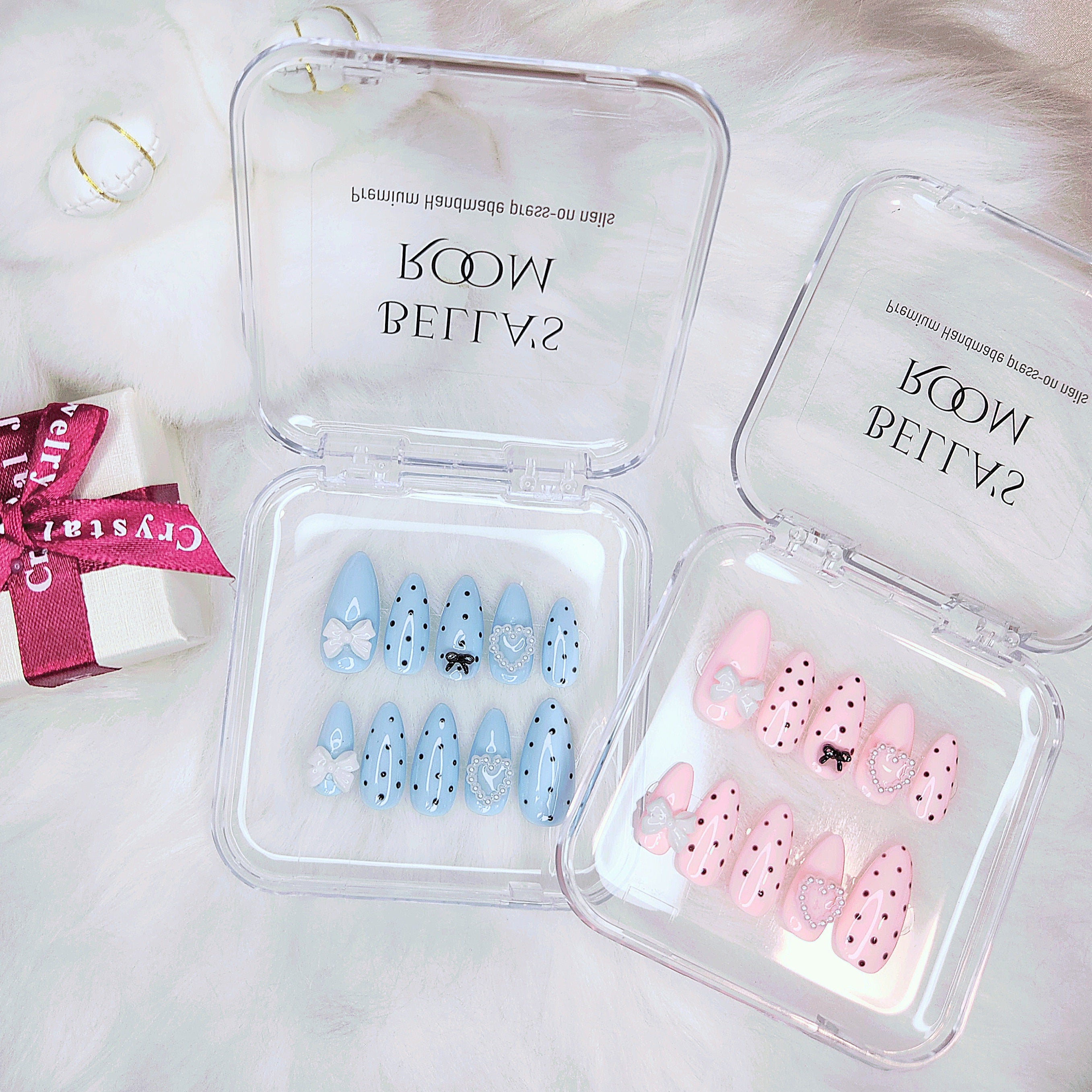 Little Angel Nail Set (PINK & BLUE)
