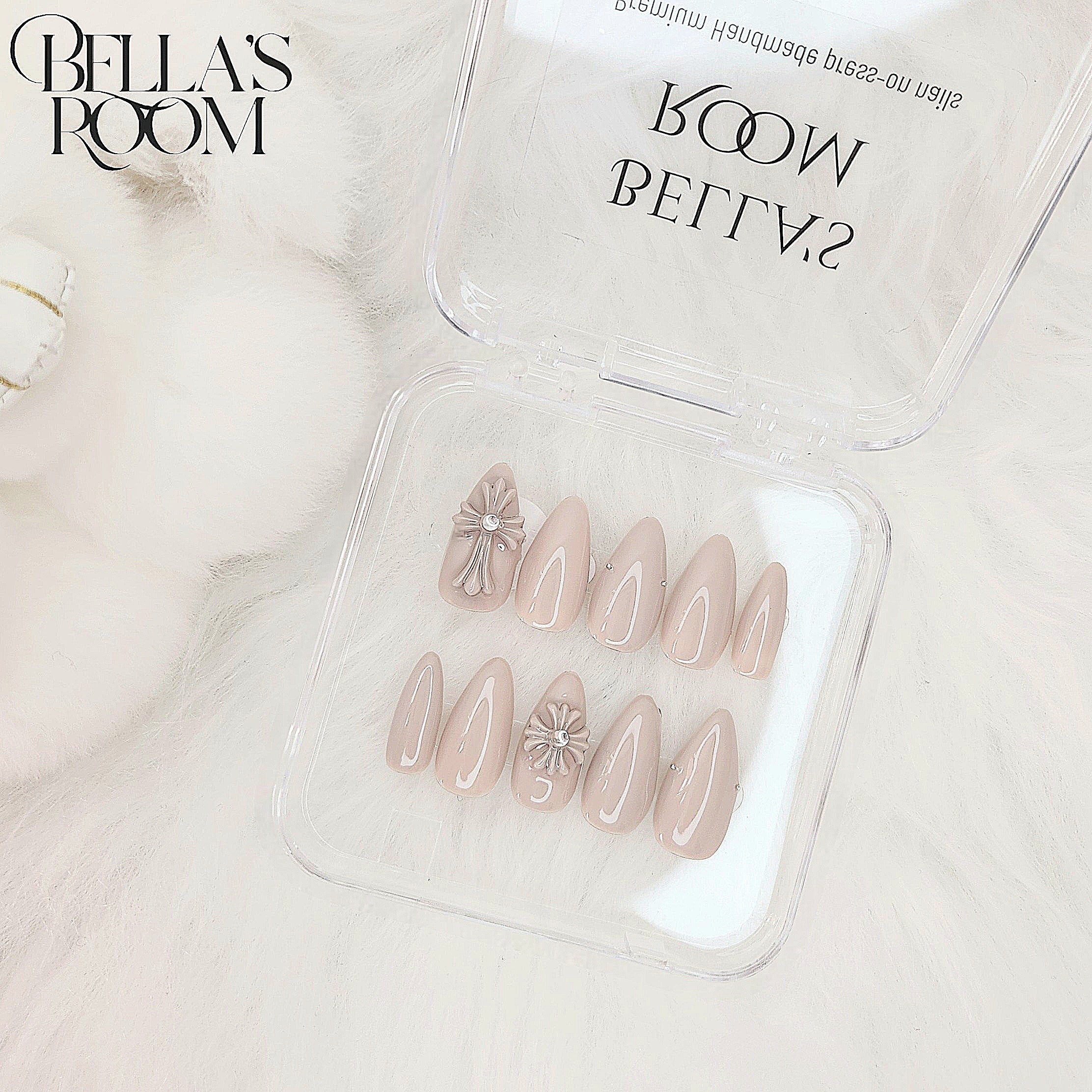 Chrome Nails_ Nude brown