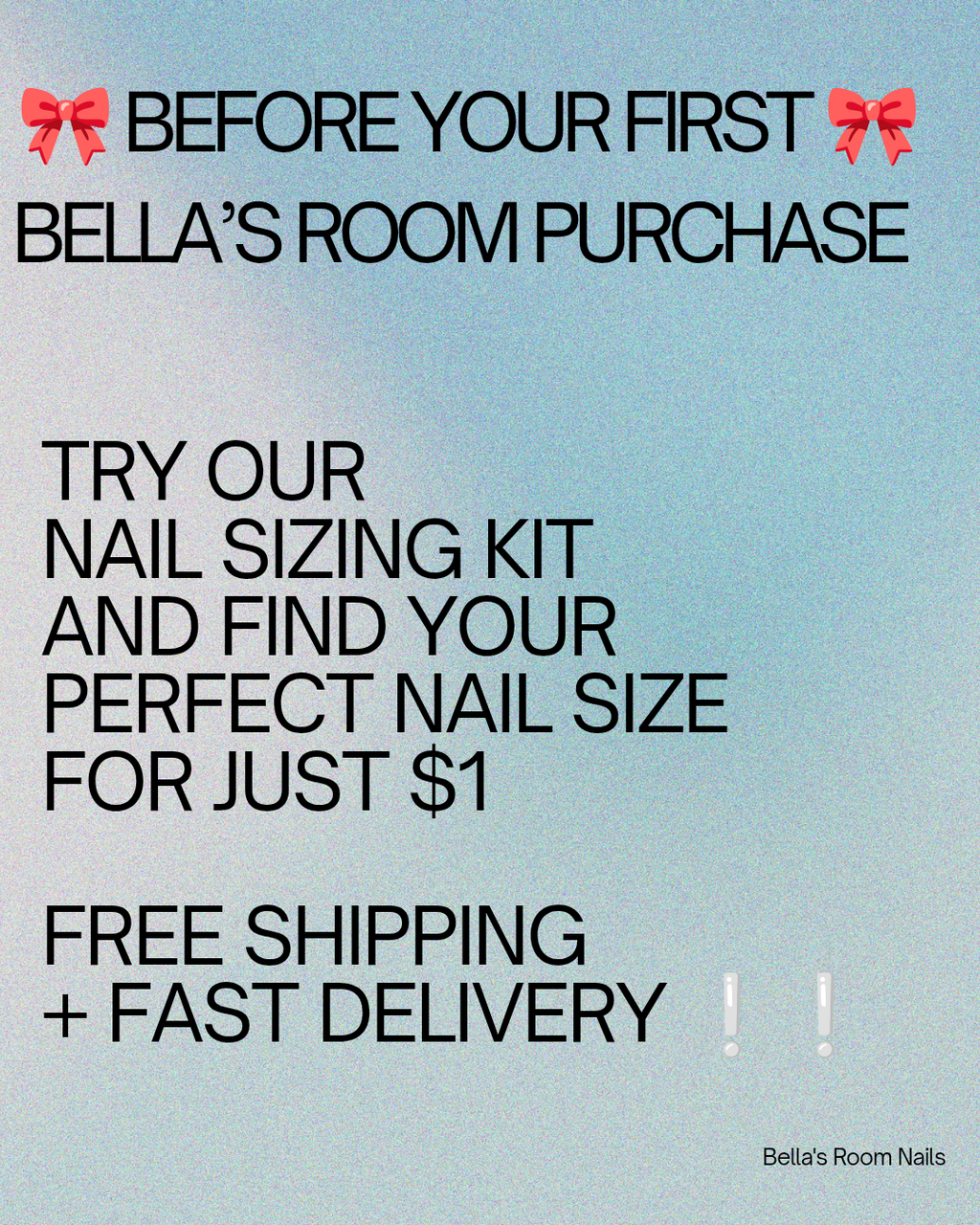 Nail Sizing Kit(Recommended before your first purchase!)