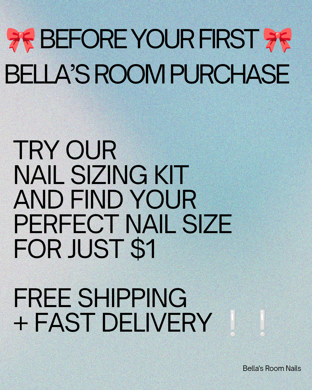 Nail Sizing Kit(Recommended before your first purchase!)